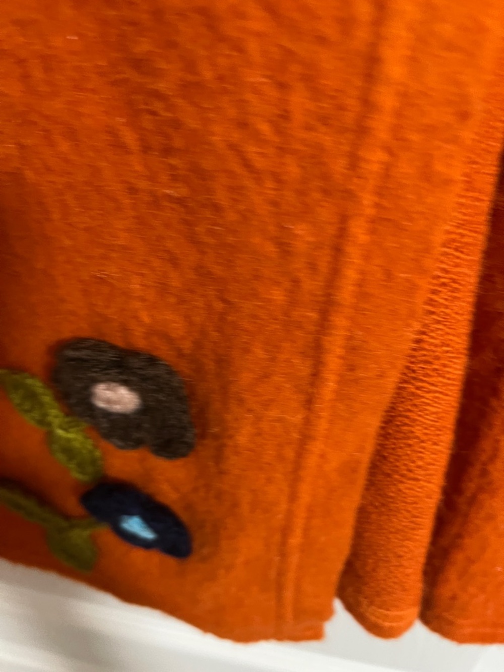 Mode Expres Orange Floral Cardigan - Picture 10 of 11